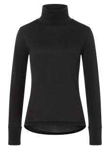 Лонгслив super.natural Merino, черный