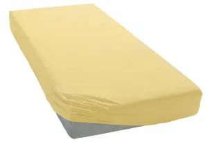 Простыня Bellana Zwirn-Elasthan Deluxe для матрасов высотой до 35 см 140-160х200-220 см, цвет weizen