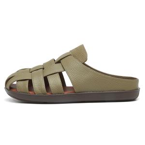 OULISASI Женские бесшумные закрытые тапочки авокадо, цвет Avocado Green