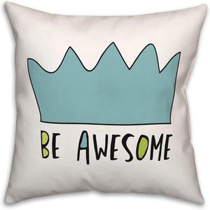 Creative Products Декоративная подушка Be Awesome Blue Crown Be Awesome Blue