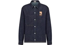 Рубашка мужская Dior, синий