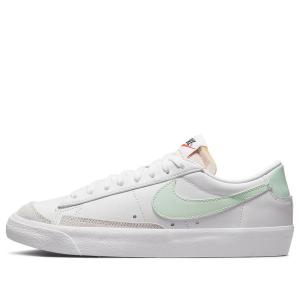 Кроссовки blazer low '77 'white barely green' Nike, белый