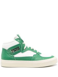 RHUDE high-top sneakers, зеленый