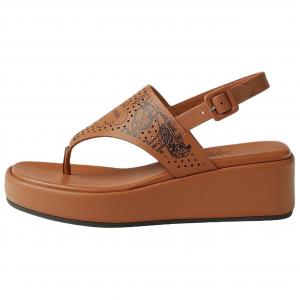 HERMES Сандалии Karima с одним ремешком 4,5 см, женские, коричневые