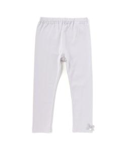 Эластичные леггинсы из мягкого трикотажа с лентой по низу (80-140 см)