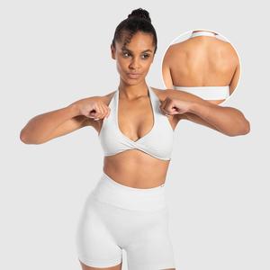 SMILODOX Женский спортивный бюстгальтер Myrah светло-серый