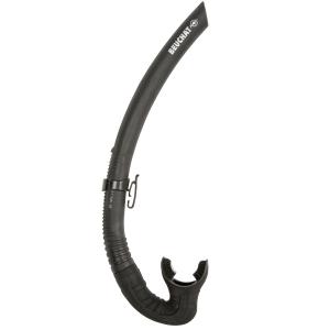 Трубка для фридайвинга женщины/мужчины Beuchat Spy черный, черный