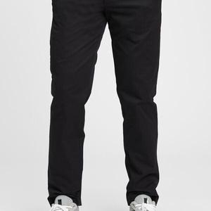 Брюки-Чинос прямого кроя из эластичного хлопка Gap, черный