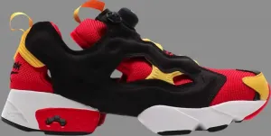 Кроссовки instapump fury og 'scarlet yellow' Reebok, красный