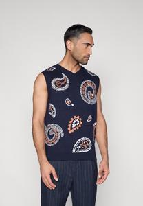 Толстовка Malbon PAISLEY SWEATER, Navy/Dark Blue