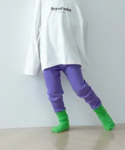 Цветные ребристые леггинсы Lowrys Farm, цвет Purple(95)