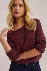 Джемпер WE Fashion Jumper, Vintage Red/Mottled Dark Red