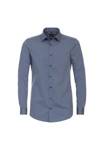 Мужская деловая рубашка однотонного кроя Venti, цвет Mittelblau