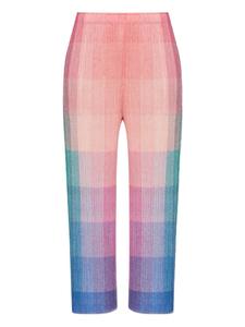 Брюки со складками Pleats Please Issey Miyake, розовый