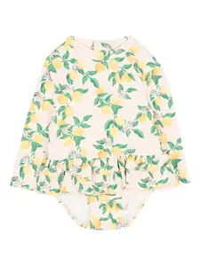 Купальник с оборками и принтом Molo, нейтральный