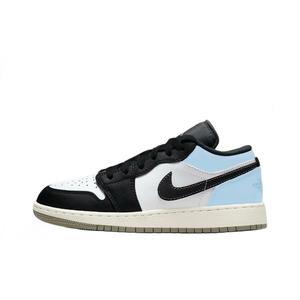 Jordan Баскетбольные кроссовки Air 1 Sea Salt Blue с низким верхом, устойчивые к истиранию, унисекс, синие