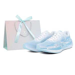 Кроссовки LiNing Wuyue 2.0 с амортизацией, износостойкие, низкие, повседневные, для проверки физической подготовки, медицинских осмотров и бега, мужские., синий белый