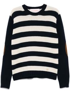 Полосатый свитер от Valentino Garavani, синий