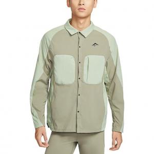 Nike Курка Dri FIT ADV мужская светло-армейского зеленого цвета с элементами горизонтального зеленого и черного, Light Army Green/Horizon Green/Black