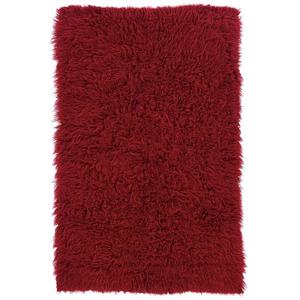 Новый льняной ковер Flokati Linon, красный