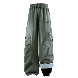 Брюки Soft Shell Unisex WARRIOR, truffle зеленый (3-in-1 polar fleece liner)