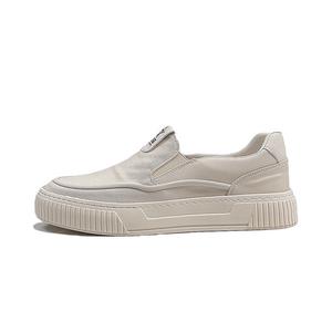 Амортизирующие, нескользящие, износостойкие, дышащие и легкие низкие повседневные туфли для мужчин SENJIALUO, White