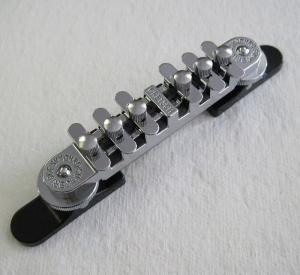 Бридж Gretsch Chrome Synchro-Sonic с основанием 0069602000 Chrome Synchro-Sonic Bridge with Base 006-9602-000