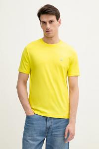 Хлопковая футболка United Colors Of Benetton, желтый