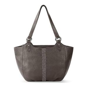 Кожаная сумка The Sak Bolinas Satchel, серо-коричневый