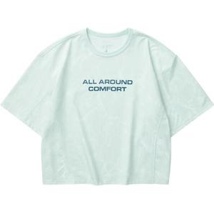 Трикотажная женская футболка светло-зелёная Skechers