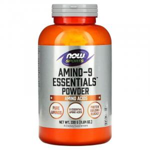 Порошок аминокислоты-9 Essentials NOW Foods, 330 гр