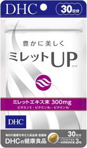 Витамины DHC Millet UP для роста, густоты и пышности волос, 90 гранул на 30 дней