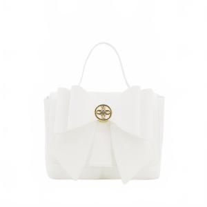 Женская сумка-кроссбоди Zoey с двойным бантом в белом цвете Like Dreams