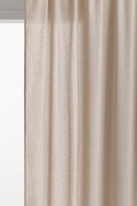 Шторы H&M Long Curtain Linen Admixture, 2 штуки, 150X300 см, темно-бежевый