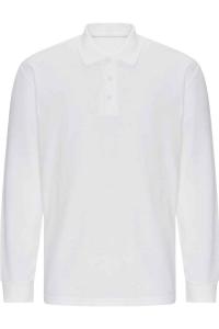 Рубашка-поло Prortx с длинными рукавами, белый