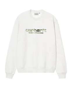 Коллекция осень 2025: толстовка Solar Chrome Carhartt Wip, серый