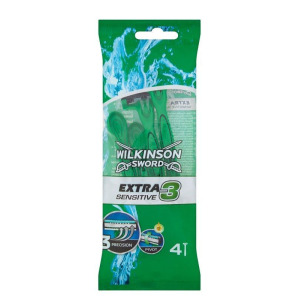 Wilkinson Extra3 Sensitive бритва для мужчин, 4 шт.