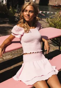 Мягкая юбка а-силуэта Looxs Revolution, Roze