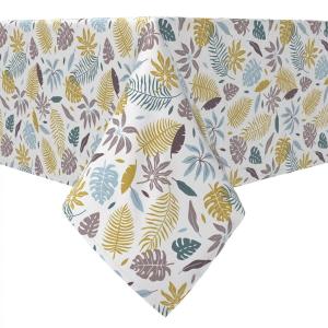 Квадратная скатерть, 100% хлопок, 60x60 дюймов, Paradise Palm