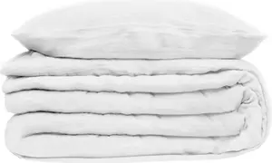 Постельное белье - хлопчатобумажная марля - белое - 260x240 см - Atmosphera créateur d'intérieur ATMOSPHERA CREATEUR D’INTERIEUR