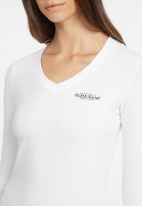 Топ с длинными рукавами SLIM AMERICAN TRADITION  Guess Jeans, белый