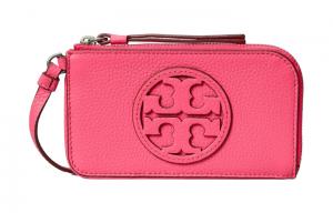 Кожаный кошелек Miller, картхолдер унисекс pink TORY BURCH, Set (Bag+Dust Bag)