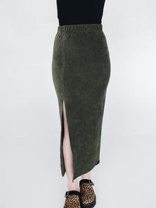 RADADA Юбка цвета хаки