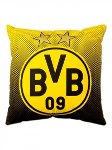 BVB Подушка BVB с эмблемой (40x40 см) в черно-желтом цвете