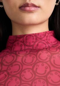 Топ с длинными рукавами DASORI HUGO, розовый