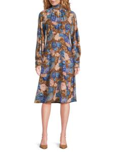 Платье миди Vanna Floral Regular Fit Area Stars, цвет Blue Garden