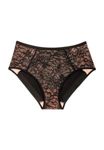 Длинные трусики-комбинации с подвесками Amourette кружево по всей поверхности Triumph, черный