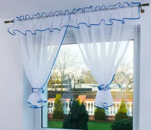 Готовая штора ТУНИС, 300x120 Синий Sonstige