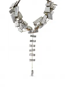 Асимметричное колье Gfw, серебристый