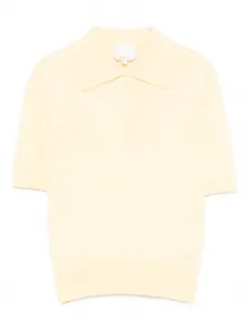 Поло с логотипом A.P.C., желтый